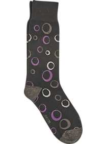 Joe's Black & Purple Bubble Dress Socks