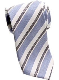 Egara Blue Stripe Narrow Tie