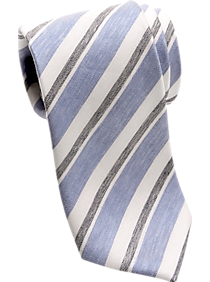Egara Blue Stripe Narrow Tie