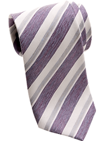 Egara Purple Stripe Narrow Tie