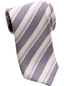 Egara Purple Stripe Narrow Tie