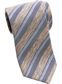 Egara Blue & Yellow Stripe Narrow Tie