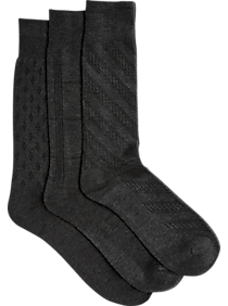 Pronto Uomo Charcoal Socks Three Pack