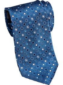 Calvin Klein Blue Dots Narrow Tie