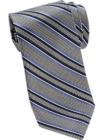 Joseph Abboud Blue Stripe Narrow Tie