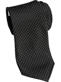 Joseph Abboud Black Woven Narrow Tie