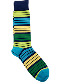 Egara Blue Stripe Dress Socks