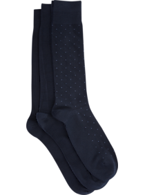 Joseph Abboud Navy King Size Socks 3-Pack