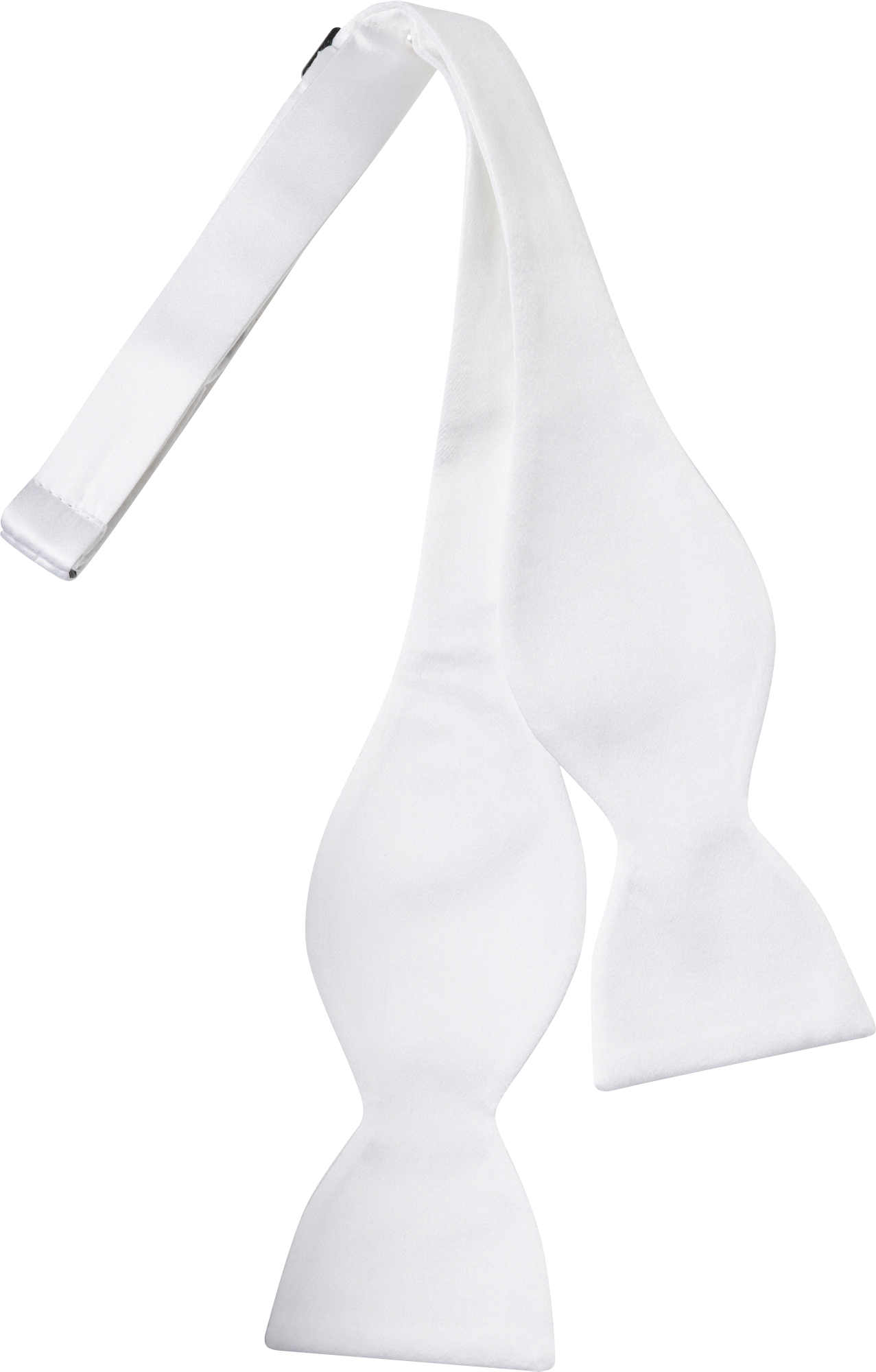 Pronto Uomo Couture White Silk Bow Tie