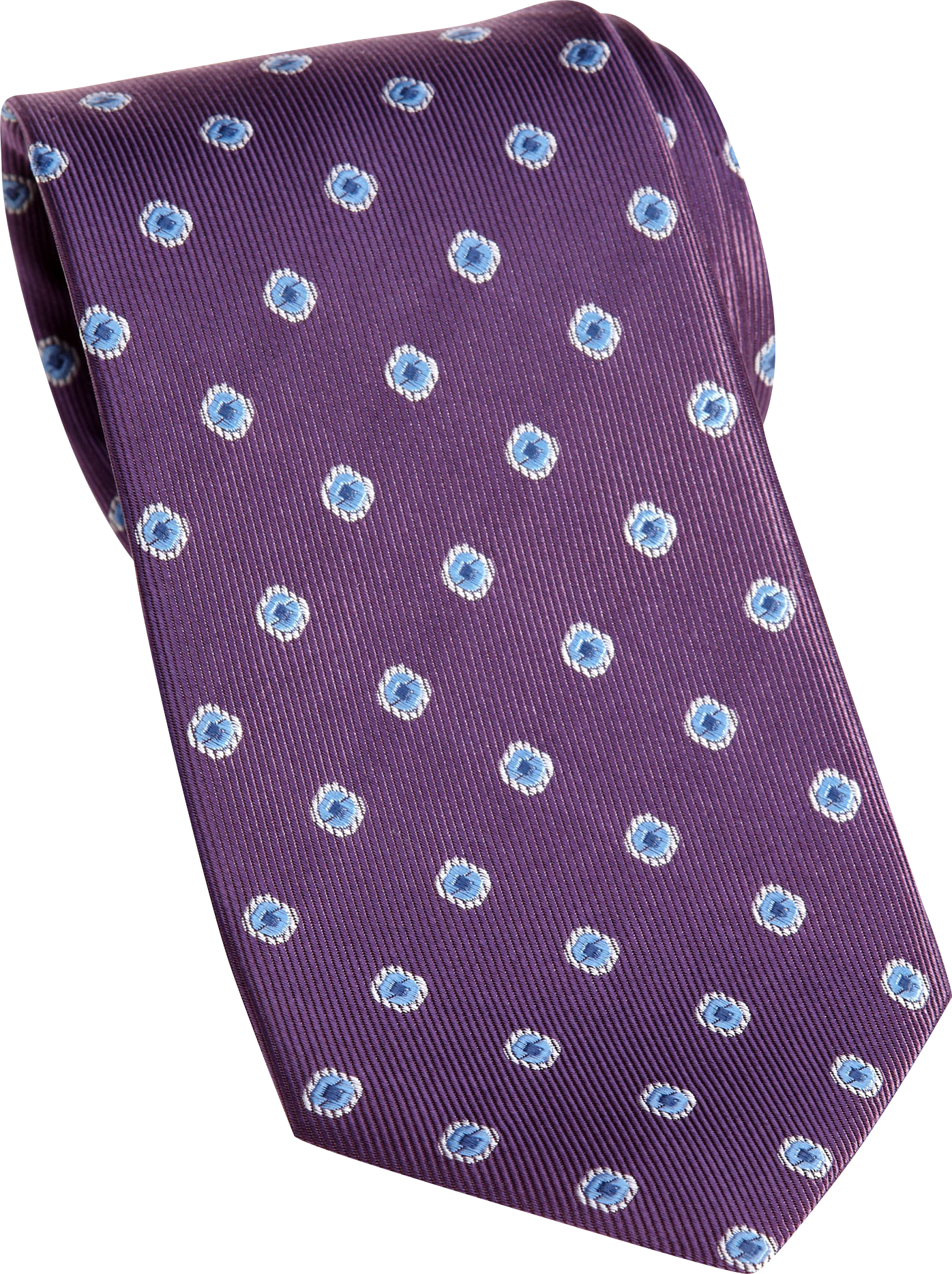 Burma Bibas Purple and Blue Dot Tie
