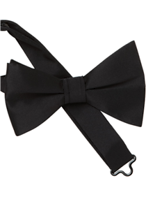 Pronto Uomo Couture Black Pre-Tied Bow Tie