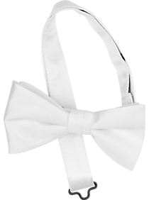 Pronto Uomo Couture White Pre-Tied Bow Tie