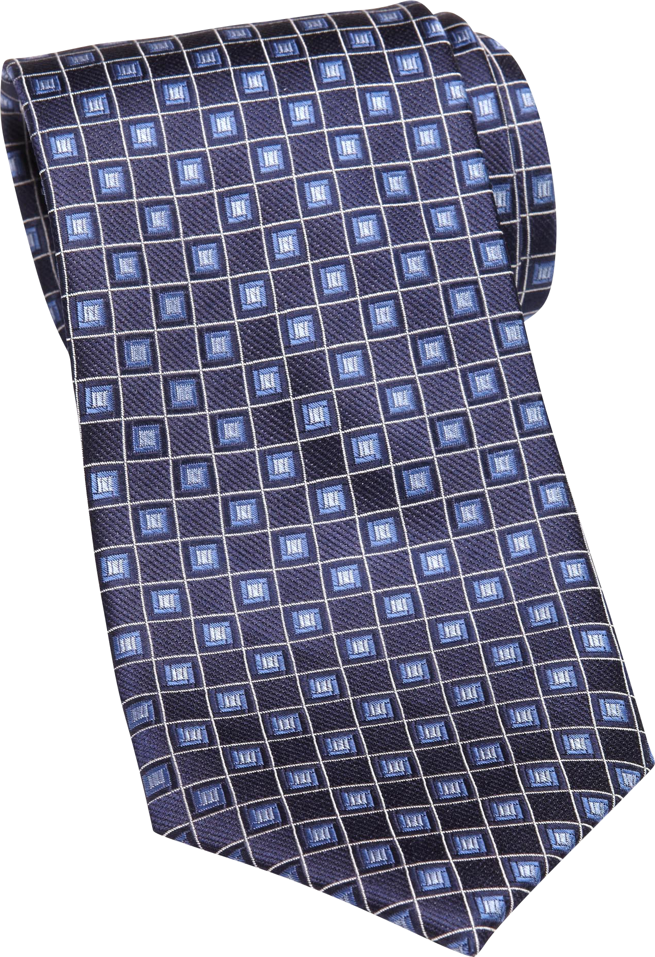 Nautica Navy Extra Long Grid Tie