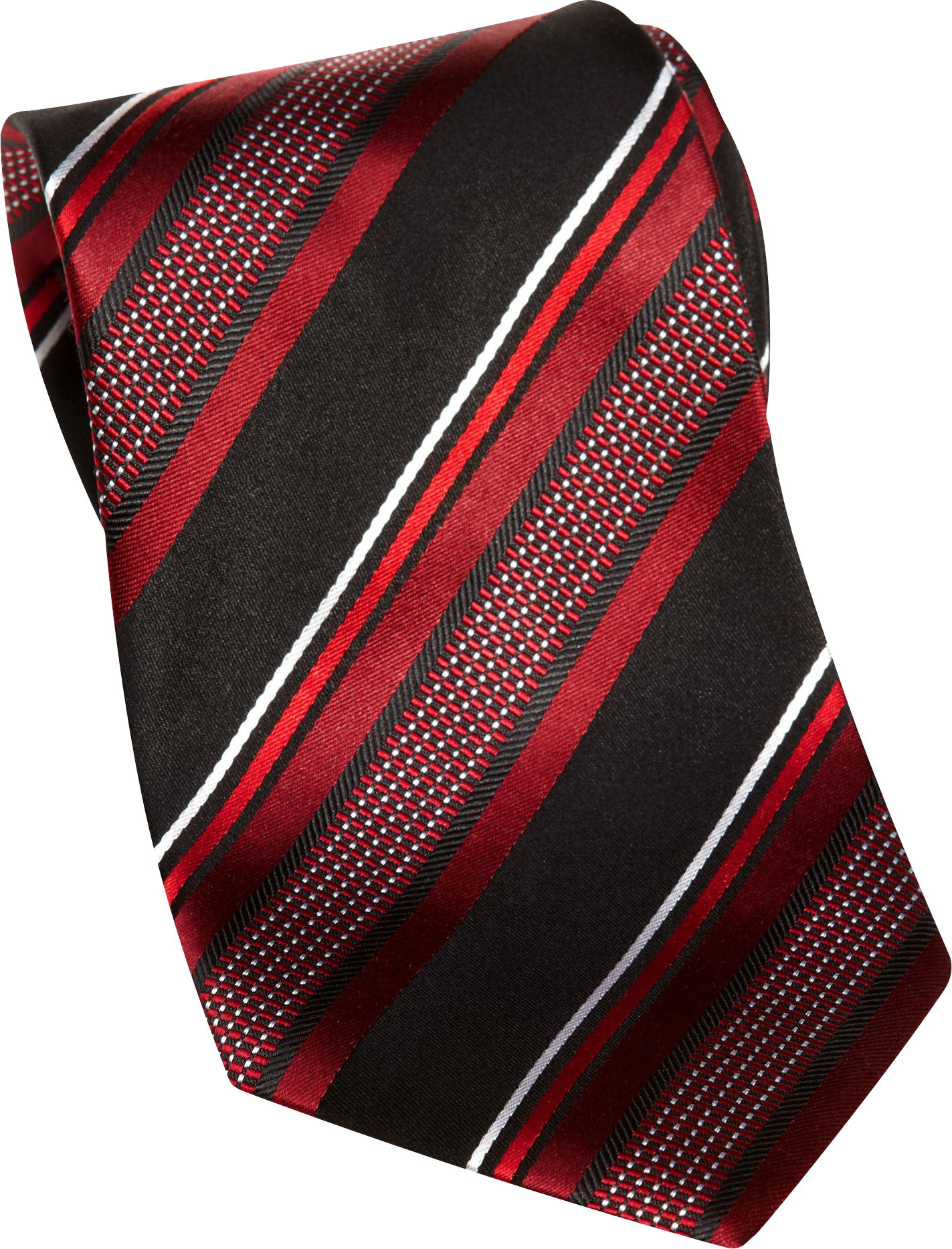 Sean John Red Tic Stripe Tie