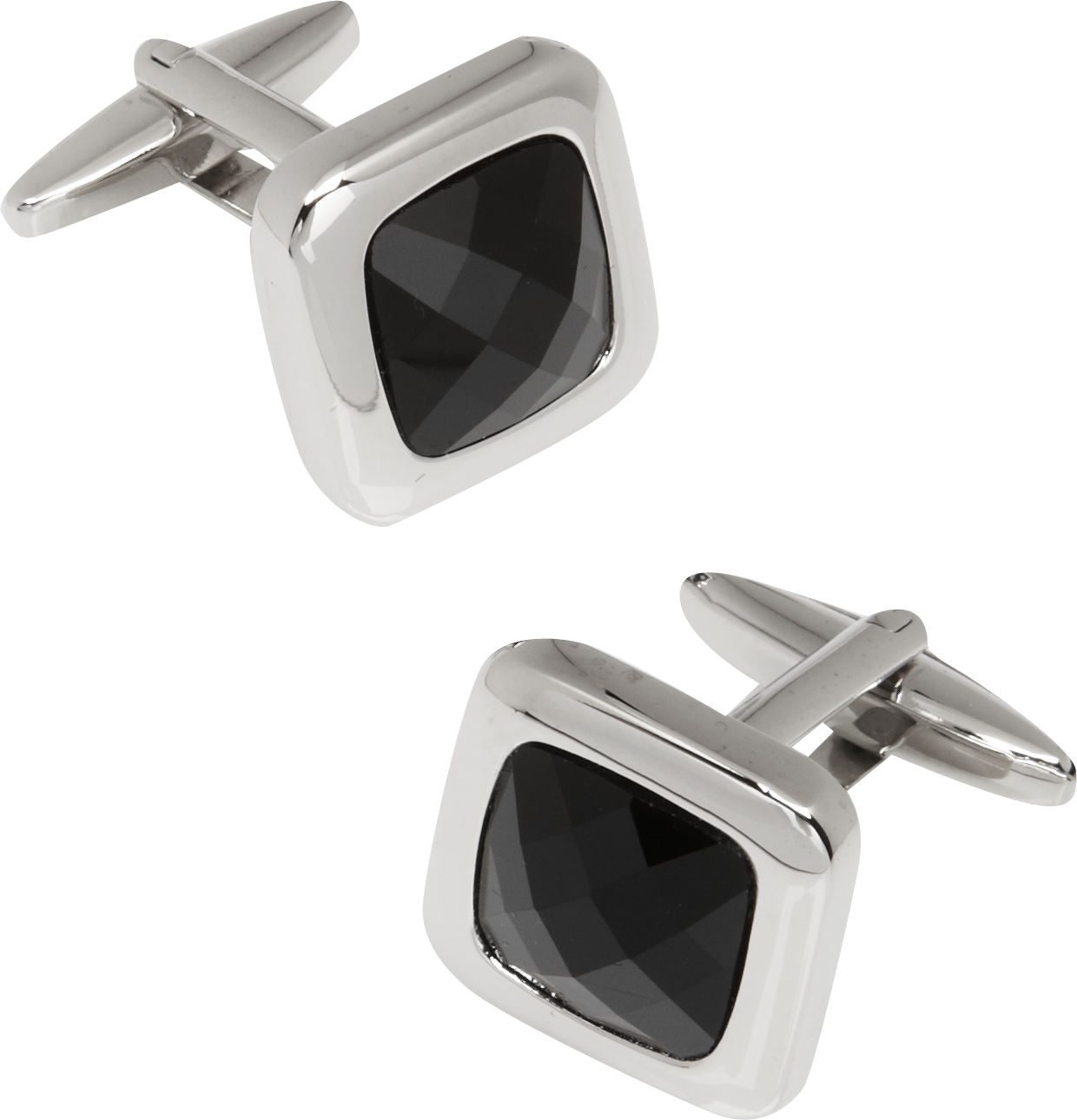 Pronto Uomo Black Cufflinks