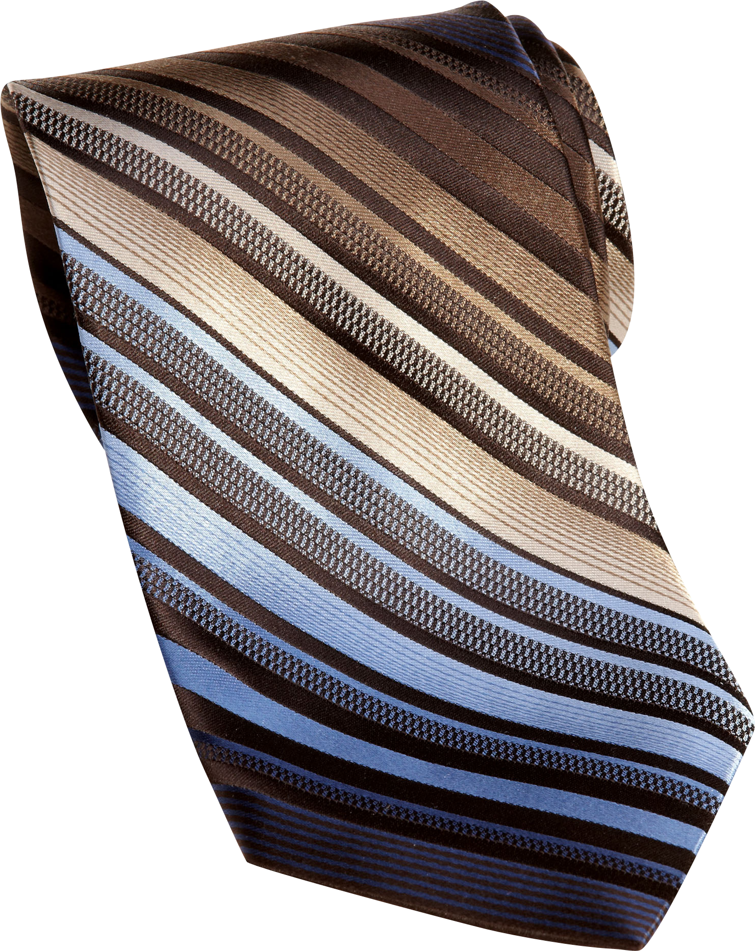 Calvin Klein Brown Stripe Tie