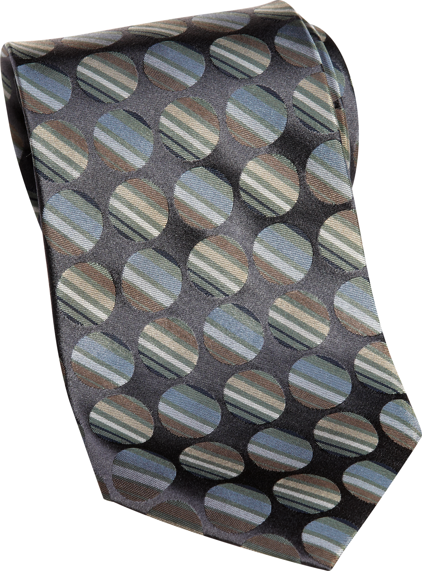 Calvin Klein Gray Geometric Tie