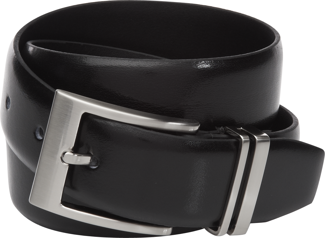 Black Italian Leather Belt