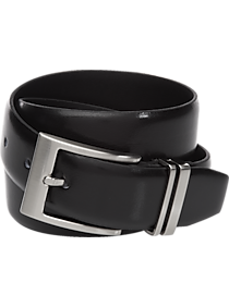 Black Italian Leather Belt