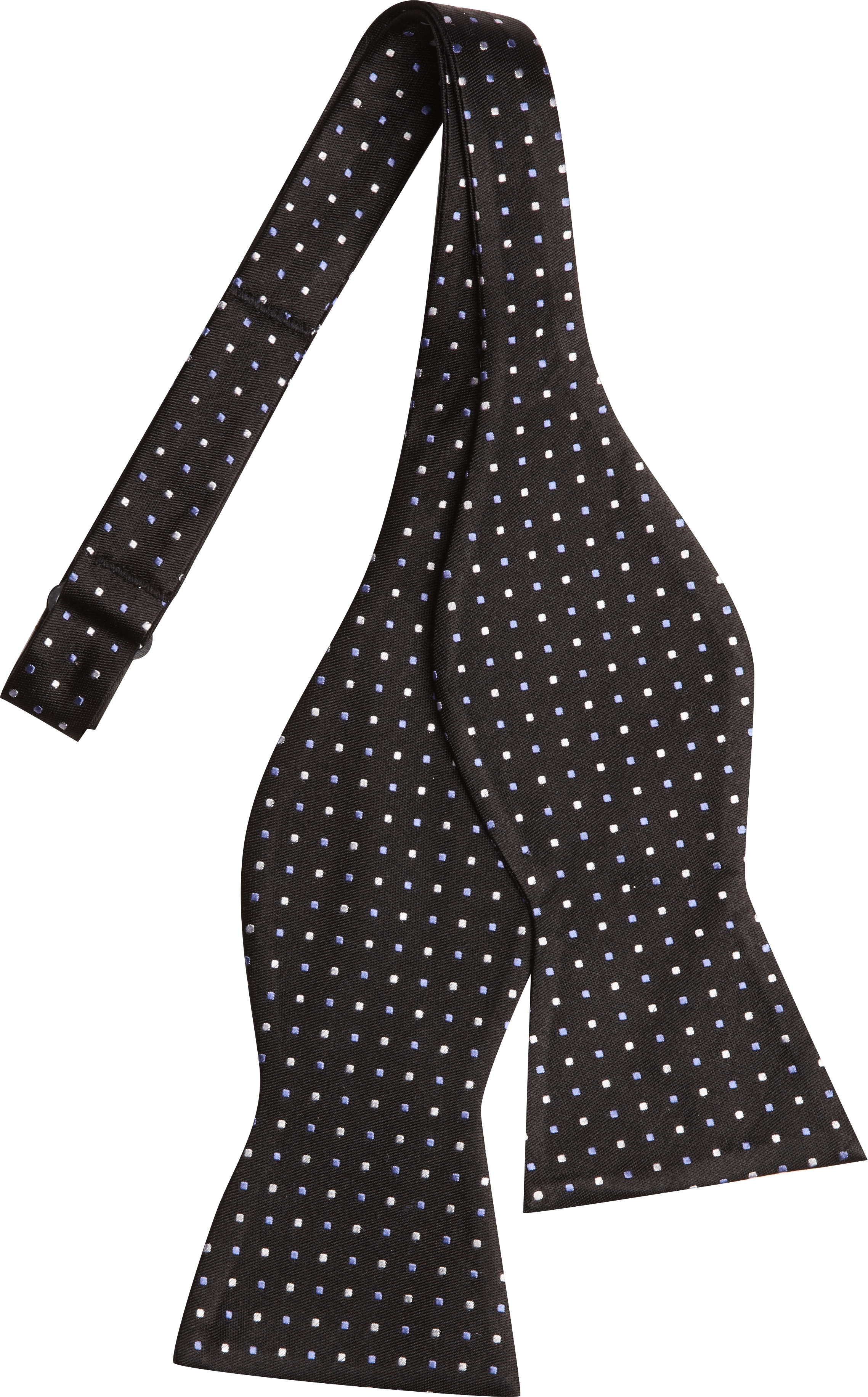 Tommy Hilfiger Black Polka Dot Bow Tie