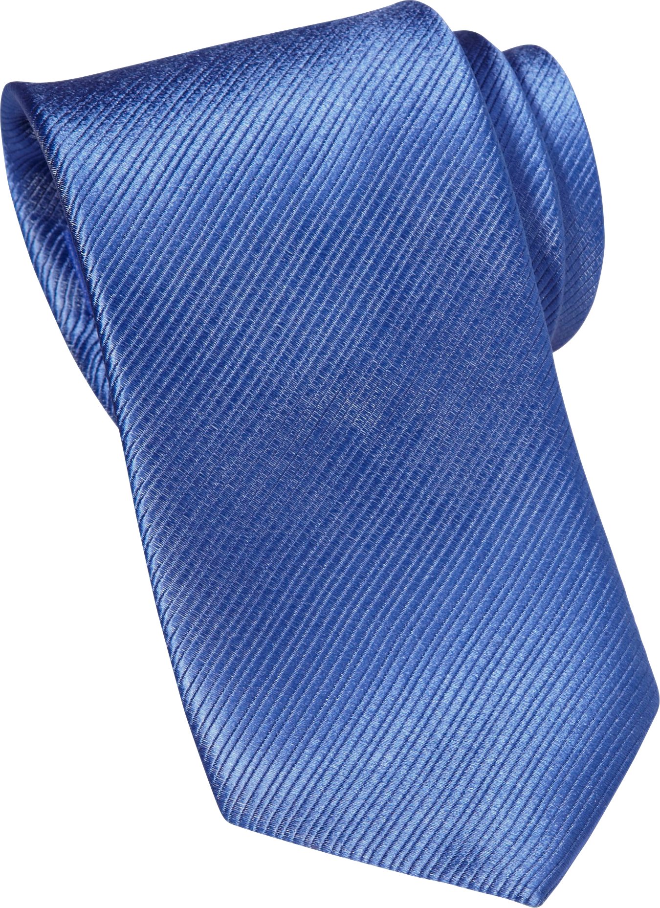 Egara French Blue Stripe Narrow Silk Tie