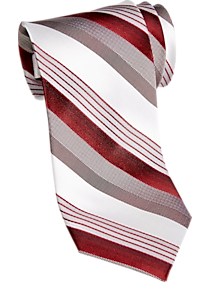 Pronto Uomo Red Stripe Narrow Tie