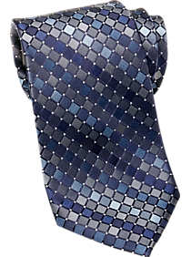 Calvin Klein Navy Check Narrow Tie