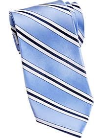 Nautica Blue & Navy Stripe Narrow Tie