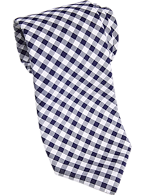 Nautica Blue Check Narrow Tie