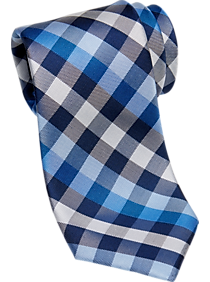 Nautica Navy Check Narrow Tie