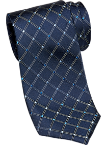 Nautica Navy Grid Narrow Tie