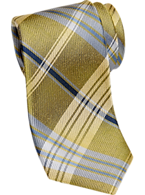 Nautica Blue & Yellow Plaid Narrow Tie