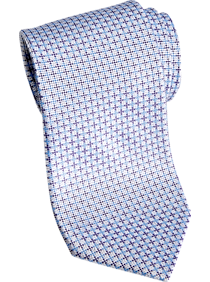Tommy Hilfiger Purple & Blue Mini Check Narrow Tie