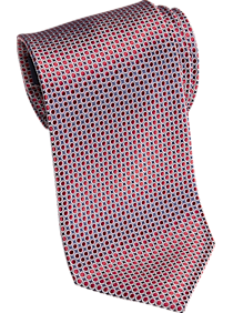 Tommy Hilfiger Blue Geometric Dot Narrow Tie
