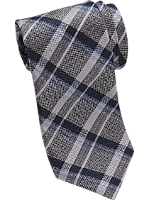Joseph Abboud Blue Plaid Narrow Tie