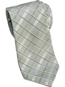 Joseph Abboud Green Plaid Narrow Tie