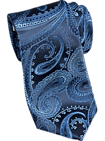 Joseph Abboud Navy Paisley Narrow Tie