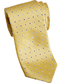 Esquire Yellow Dot Skinny Tie