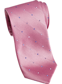 Esquire Pink Dots Skinny Tie
