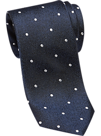 Esquire Navy Dot Skinny Tie