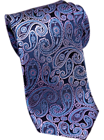 Joseph Abboud Purple Paisley Narrow Tie