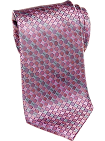 Calvin Klein Pink Check Narrow Tie