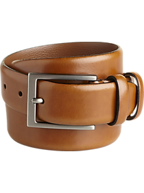 Joseph Abboud Cognac Brown Leather Belt