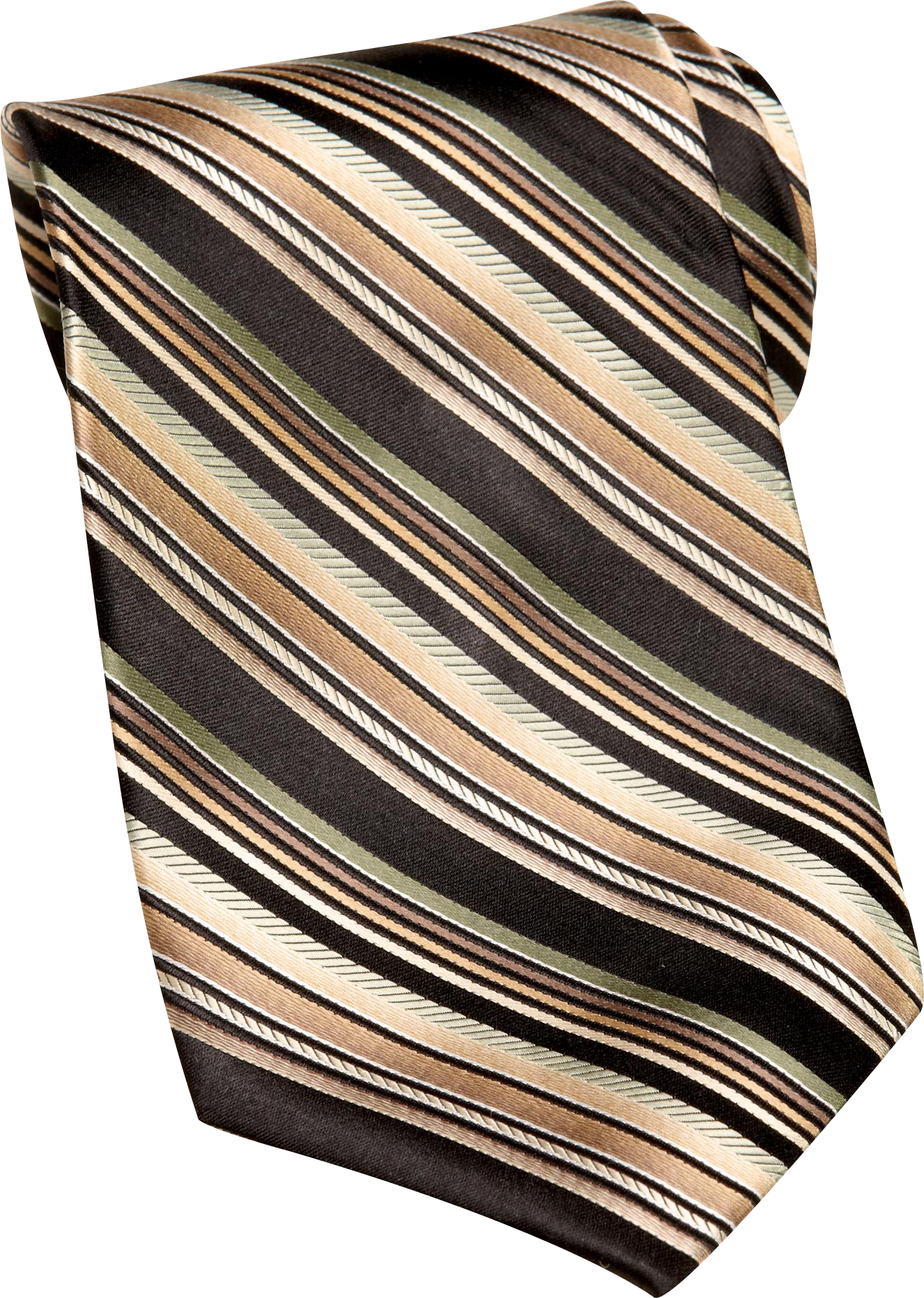 Platinum Designs Olive and Gold Mini Stripe Tie