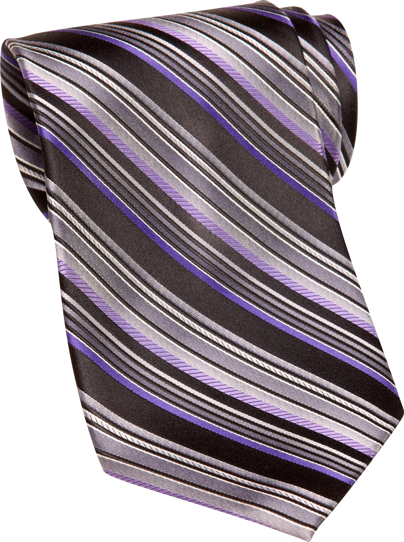 Platinum Designs Purple and Gray Mini Stripe Tie