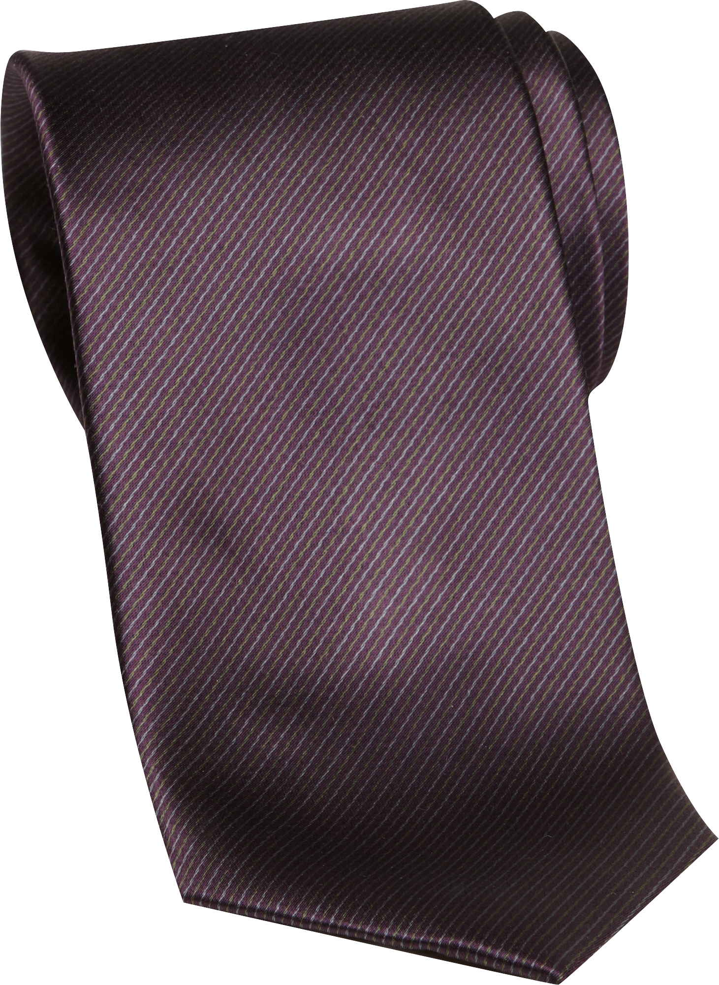 Egara Purple Stripe Silk Tie