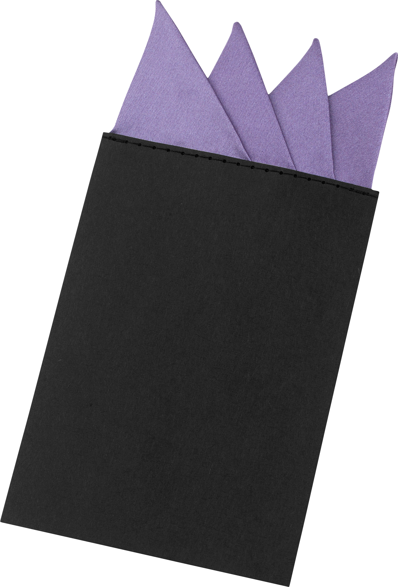 Purple Pre-Folded Lapel Pocket Stuffer