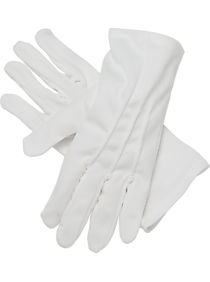 Men's Wearhouse White Formal Gloves