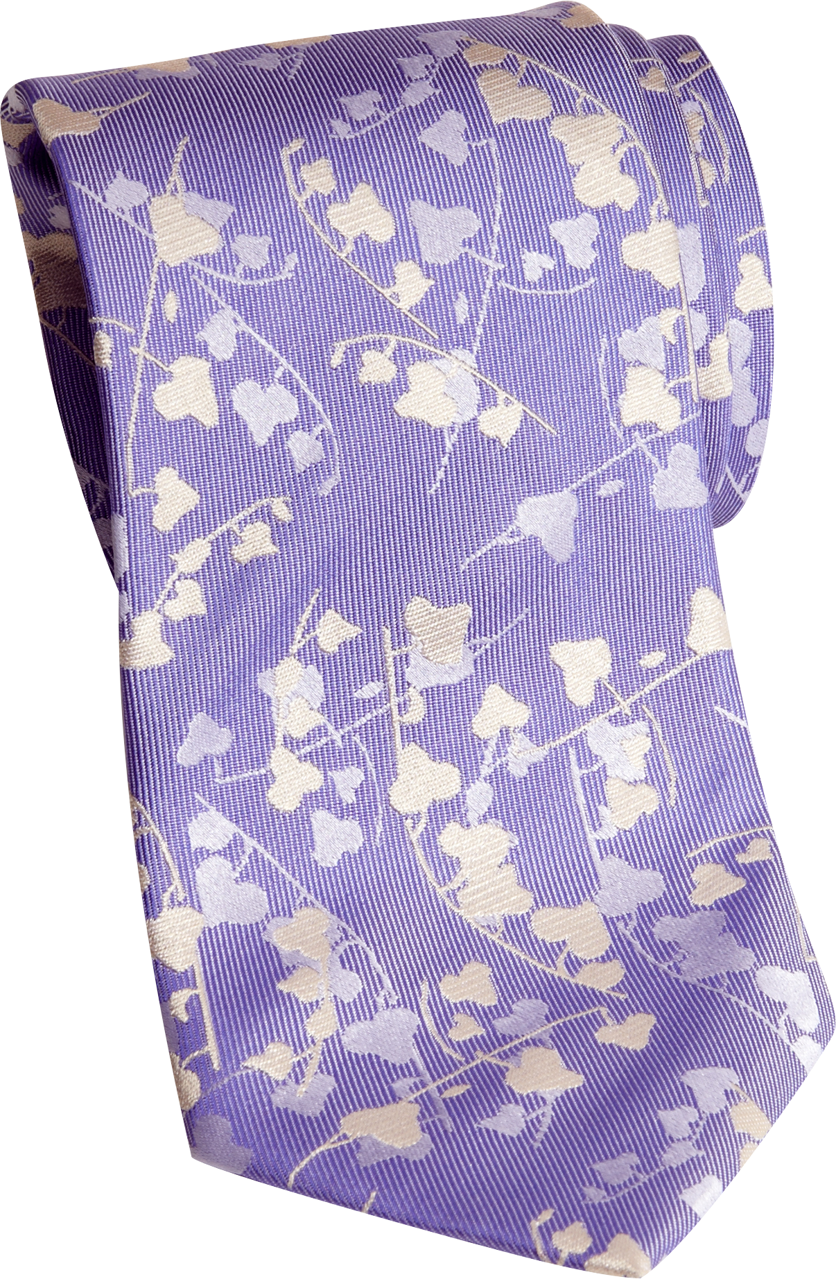 Egara Lavender Floral Narrow Tie