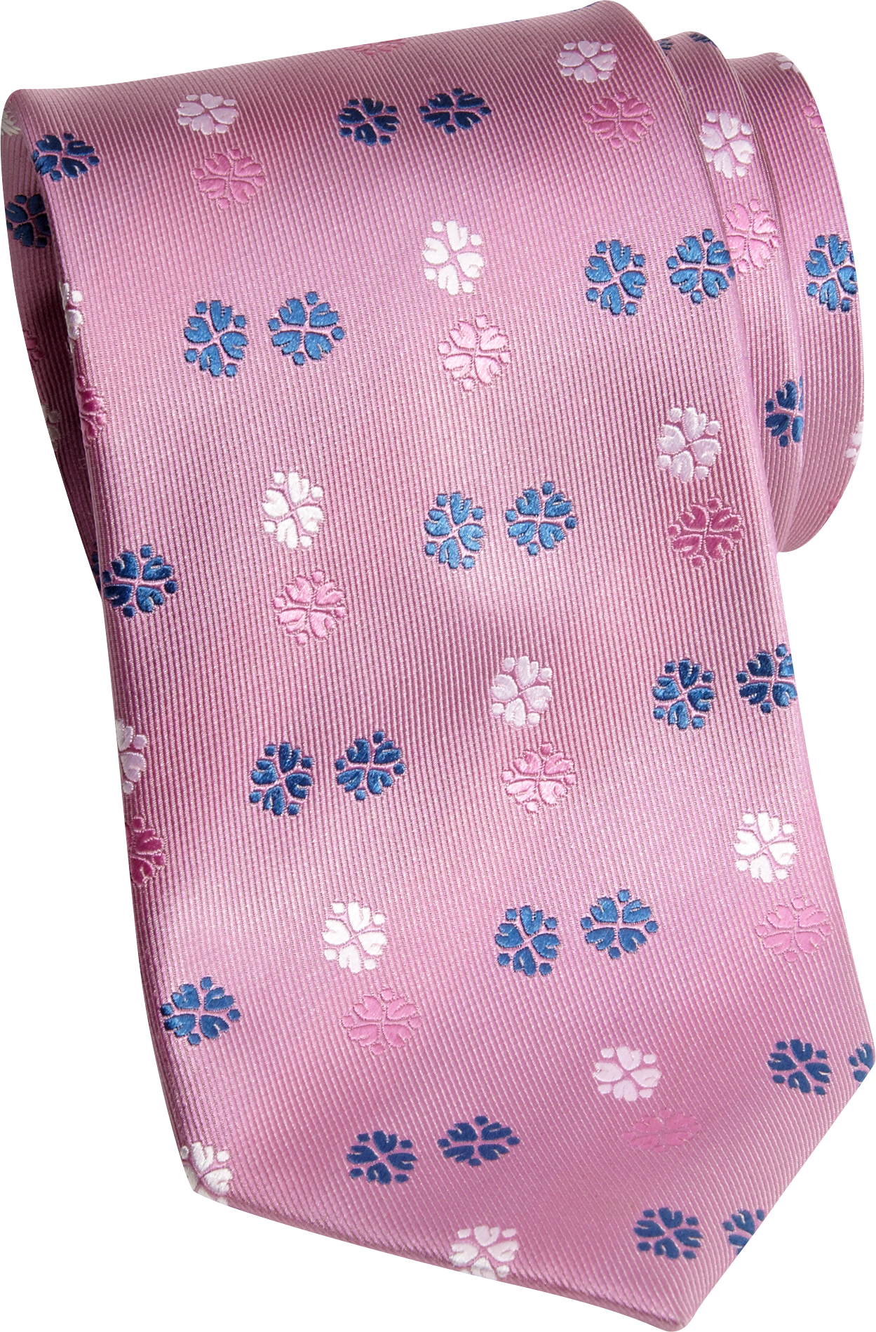 Egara Pink Floral Narrow Tie